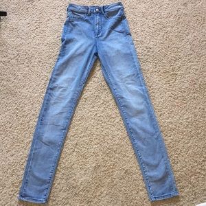 Super skinny high waist jeans